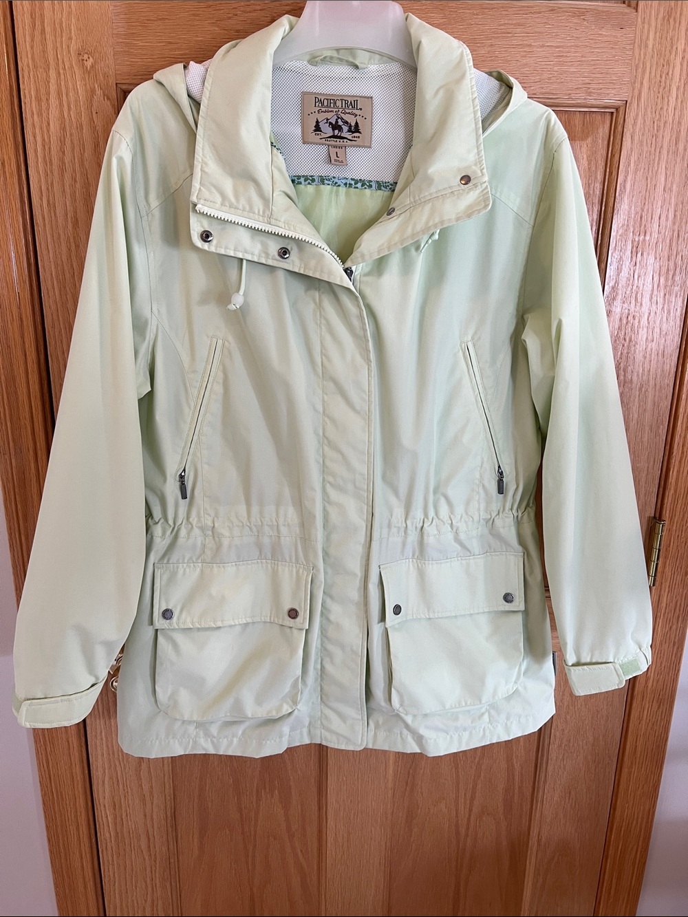 Pacific Trail Light Mint Hooded Coat - Large
